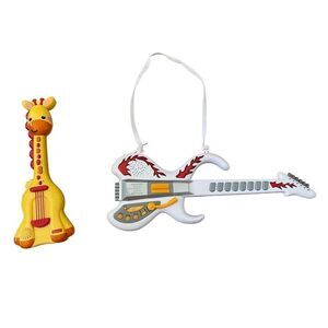Lot Of 2 Plastic Guitars Fisher Price Kids Toy Boys Girls